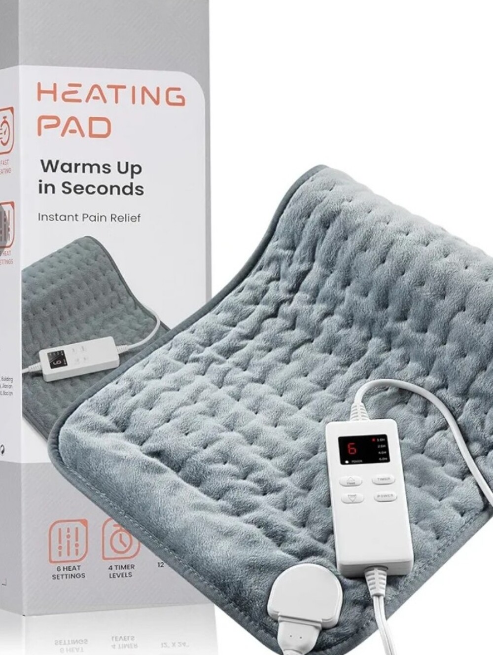 KOT Heating Pad for Back Pain Relief & Cramps, Heating Pads with Auto Shut Off